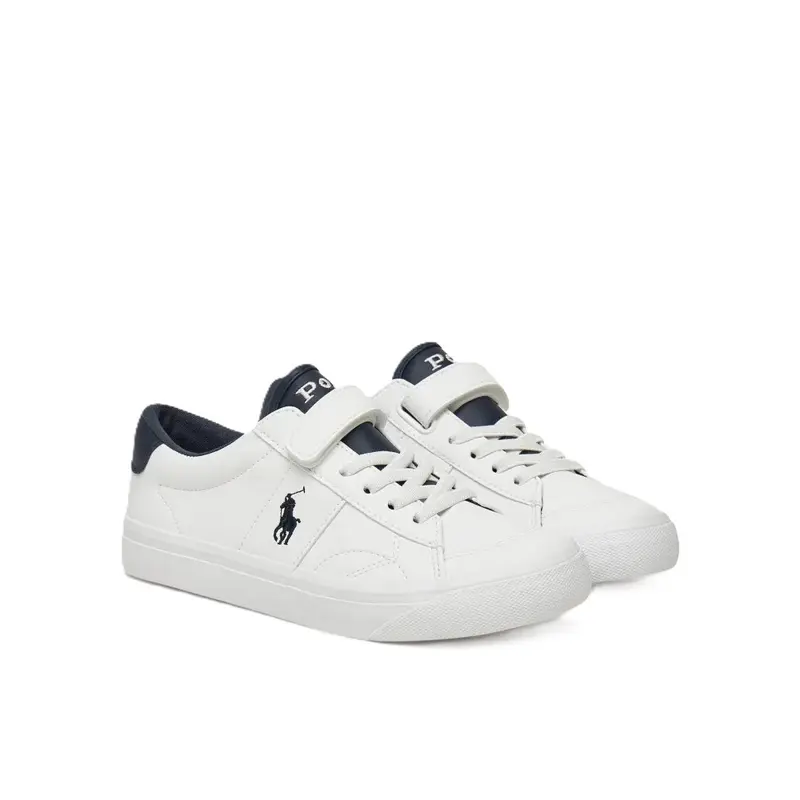 Sneakers bianche/blu per bambino