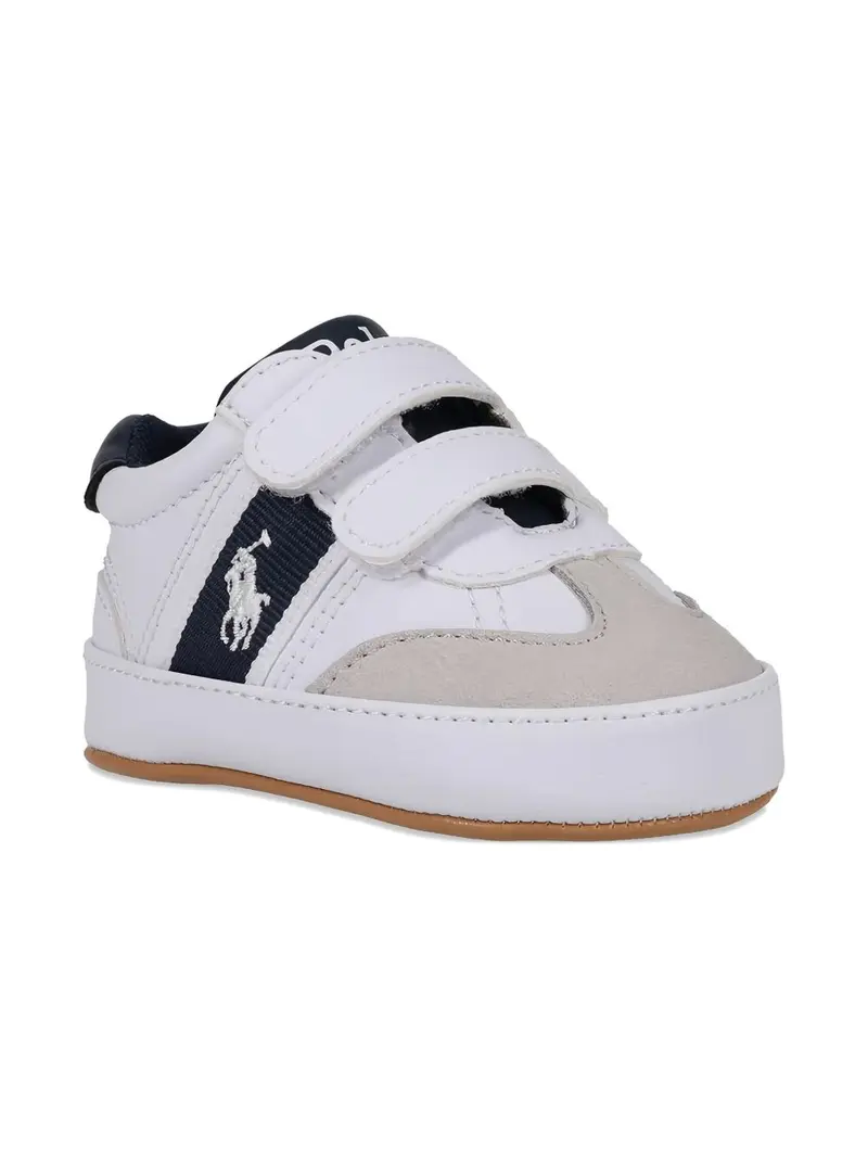 Sneakers bianche/blu per neonato
