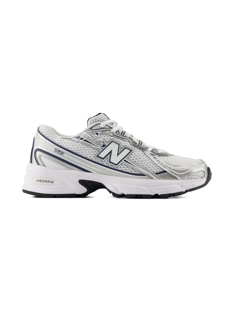 Sneakers bianchi/grigio/blu navy per bambino