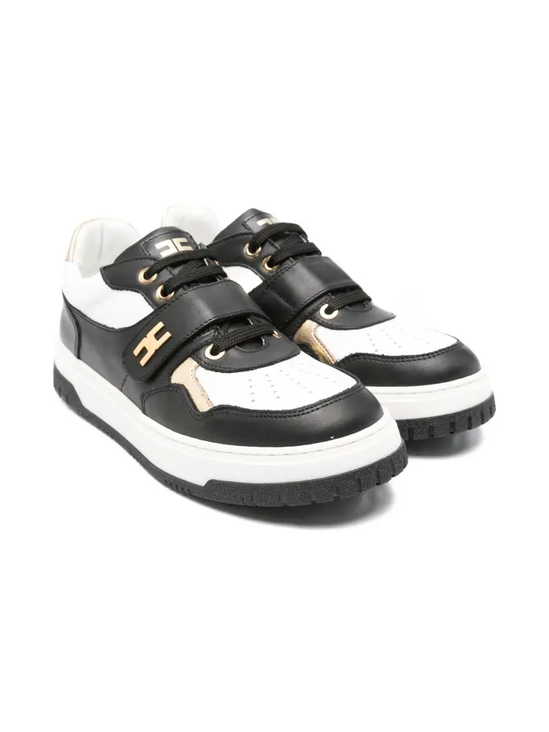 Sneakers bianco/nero per bambina