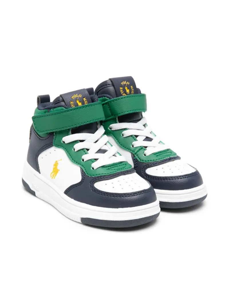 Sneakers blu/verde/bianco per bambino