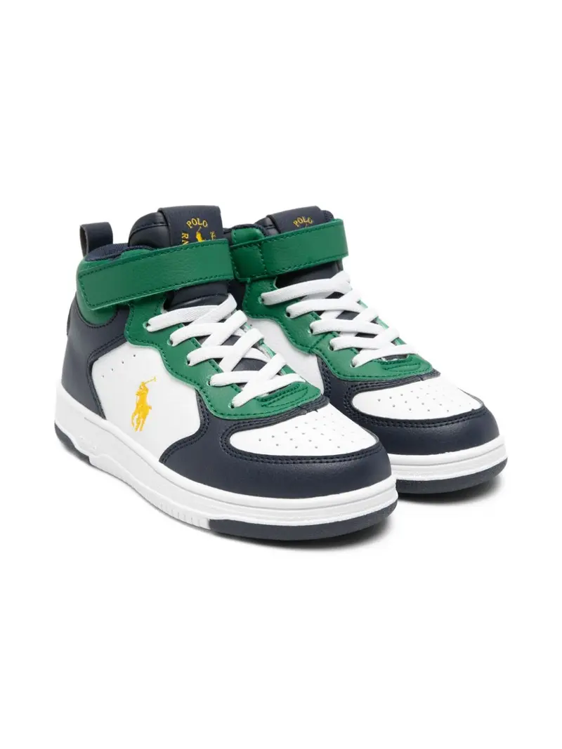 Sneakers blu/verde/bianco per bambino