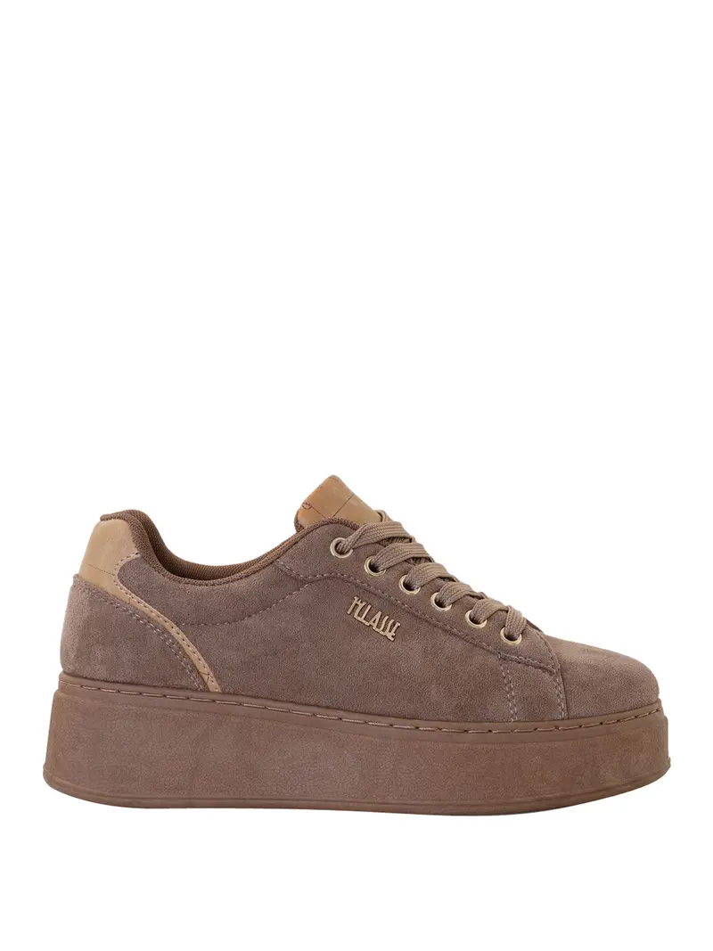 Sneakers in pelle scamosciata con logo 1ᴬ Classe Nocciola