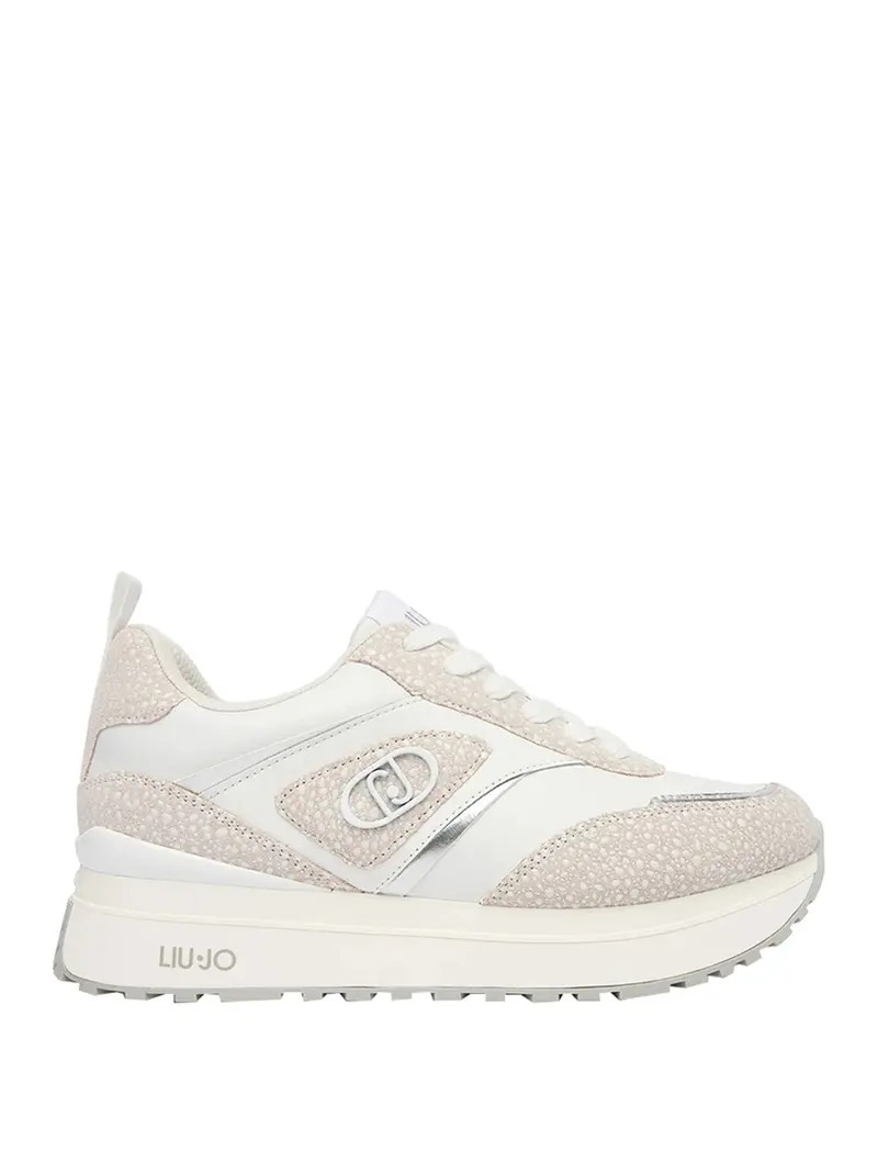 Sneakers Liu Jo Maxi Wonder 97 - Bianco/Rosa