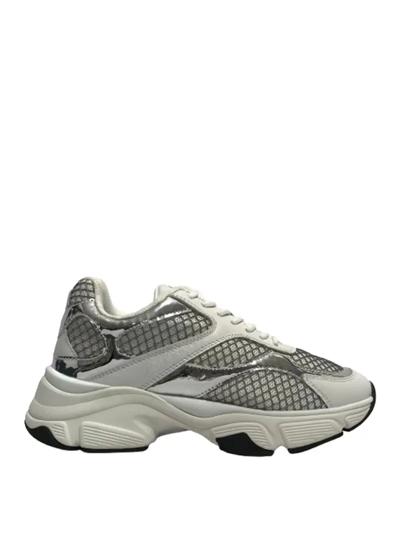 Sneakers Moschino Stardust 60 - Argento/Bianco