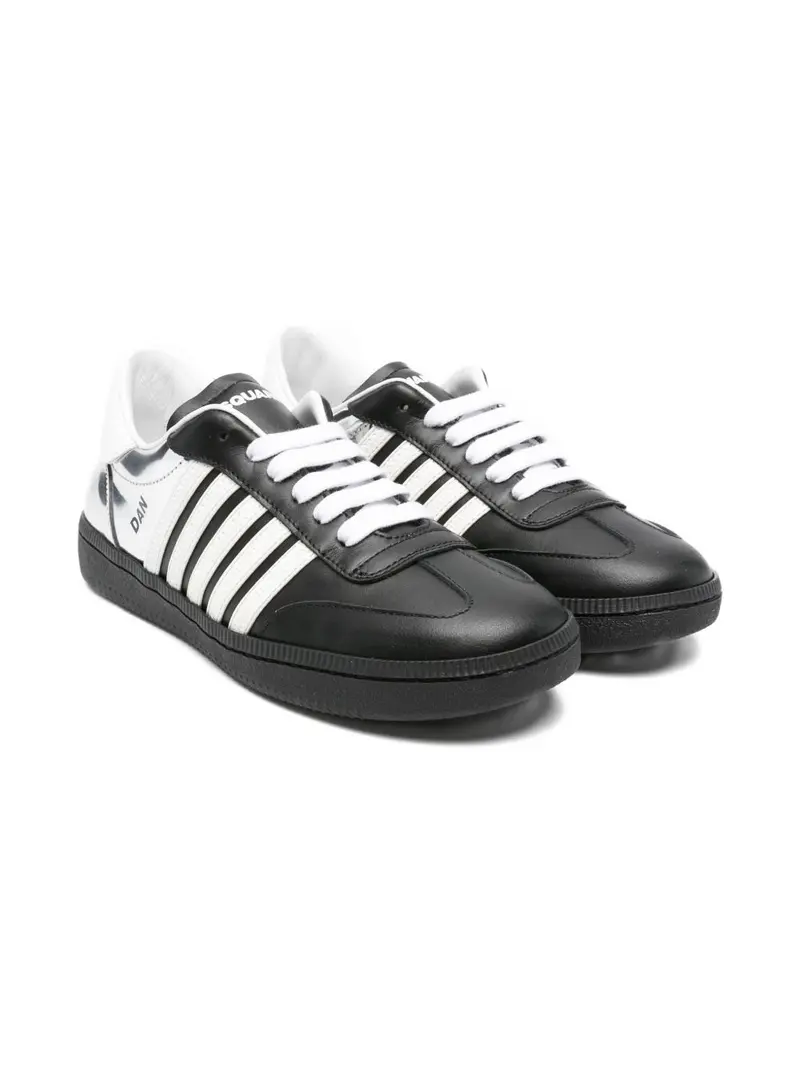 Sneakers nere/bianche per bambino