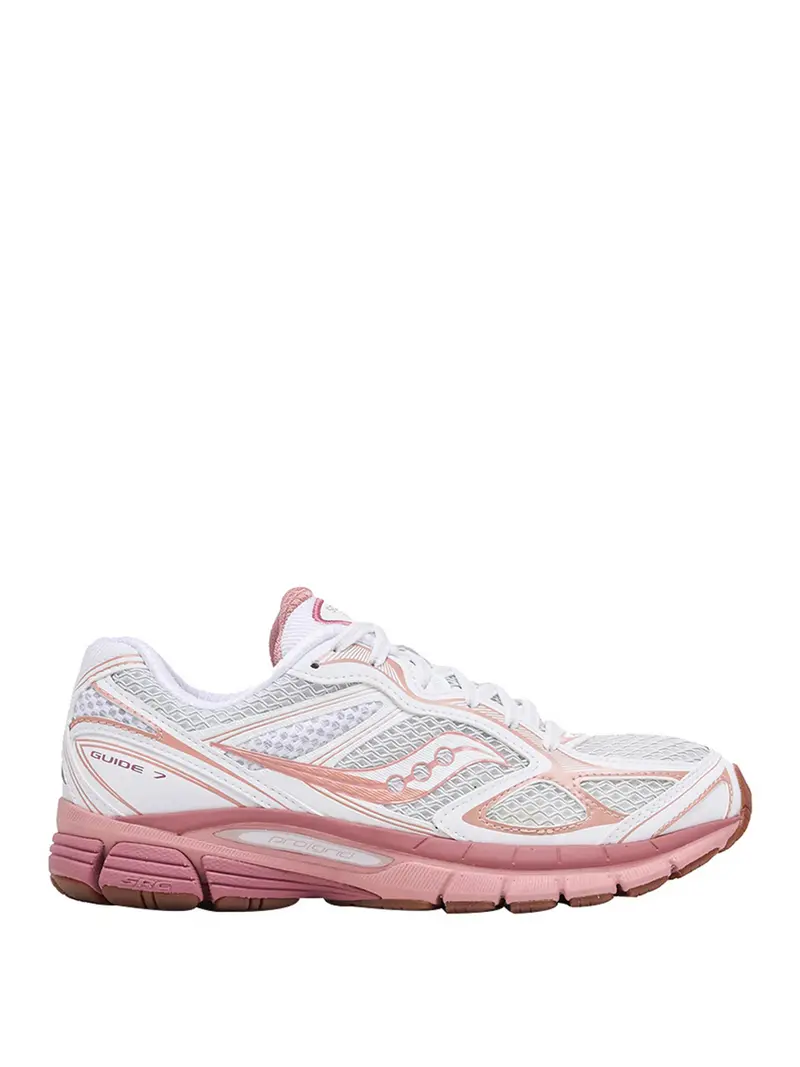 Sneakers Saucony Progride Guide 7 - Bianco/Pesca