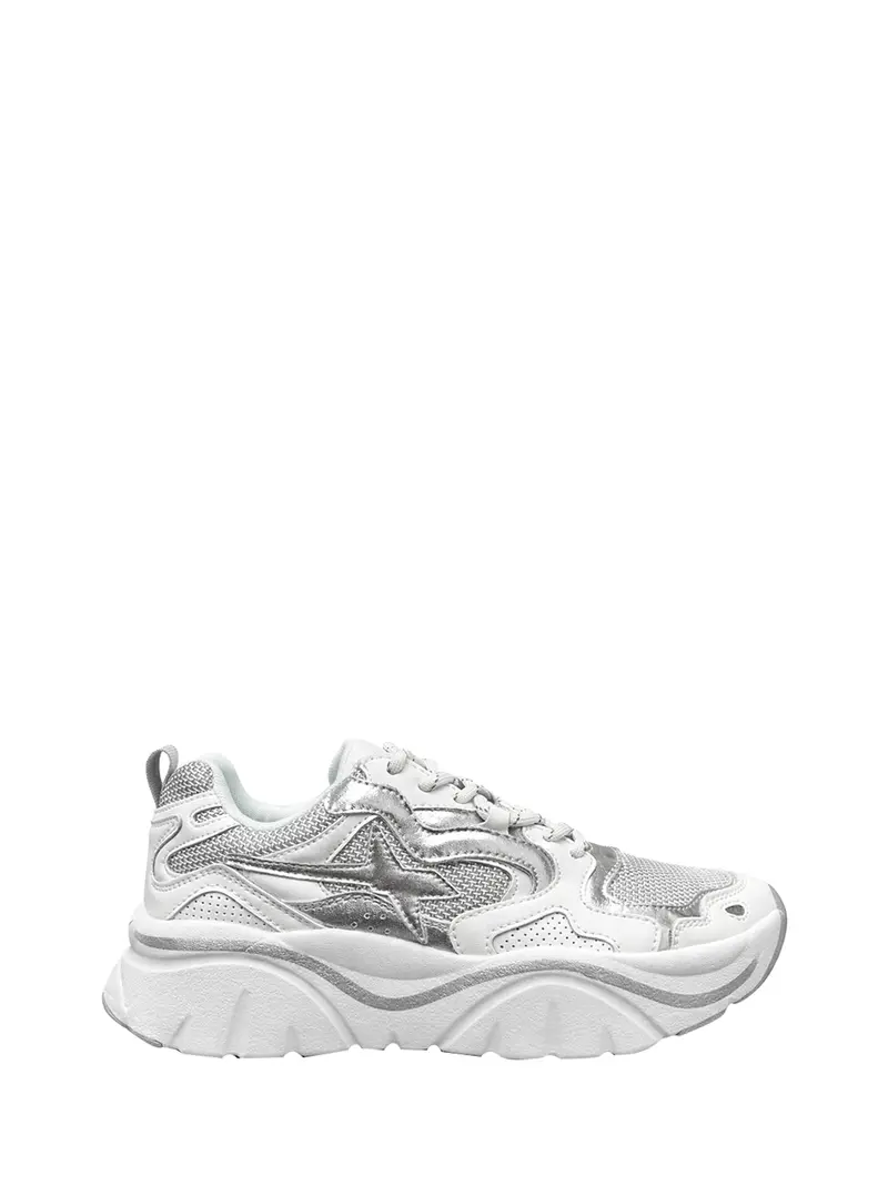 Sneakers W6yz Mia-W - Bianco/Argento