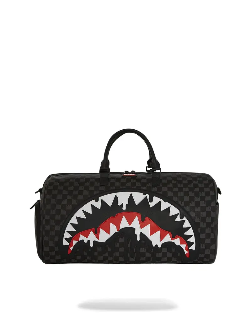 SPRAYGROUND Borsone Uomo DRIPPING SHARKS IN PARIS DUFFLE 910D7966NSZ Nero
