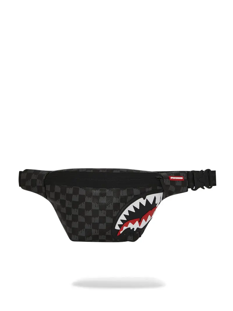 SPRAYGROUND Marsupio Uomo DRIPPING SHARKS IN PARIS SAVVY CROSSBODY 910B7971NSZ Nero