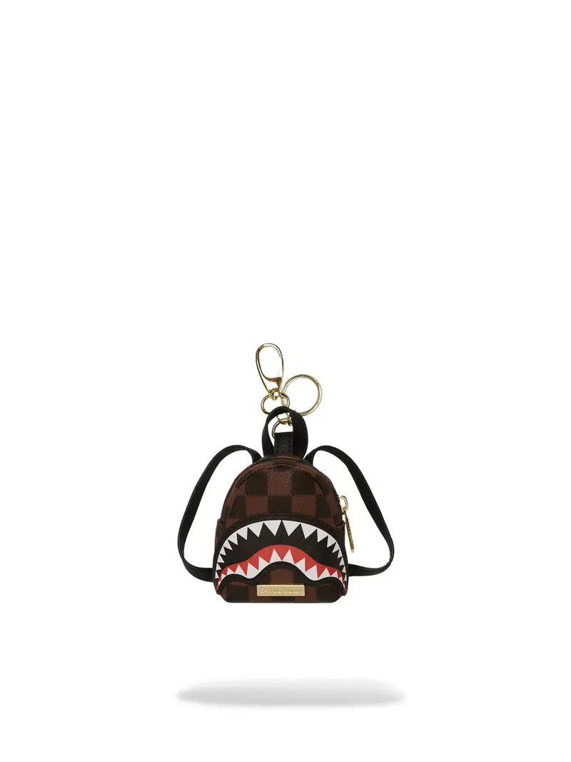 SPRAYGROUND Portachiavi Unisex adulto SAWTOOTH SHARKS IN PARIS KEYCHAIN 910K8005NSZ MARRONE
