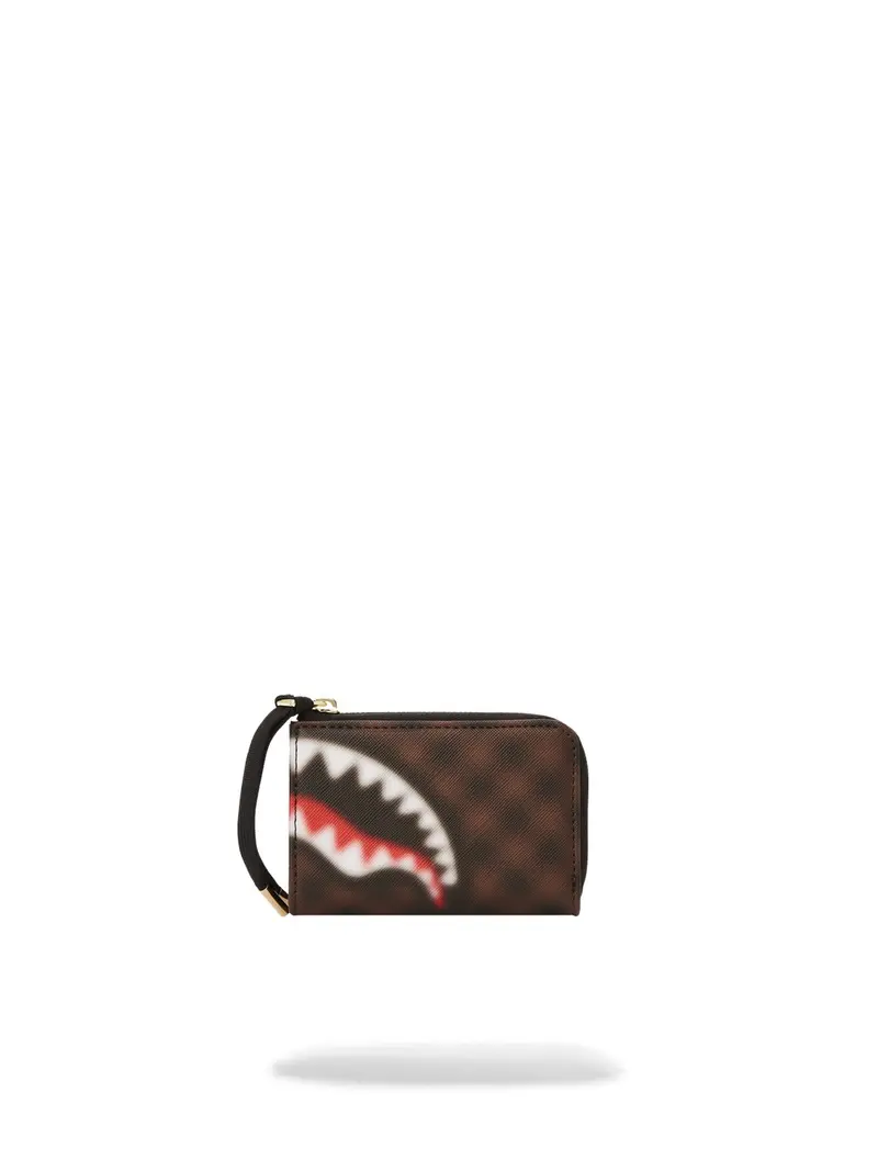 SPRAYGROUND Portafoglio Uomo SHARKS IN PARIS BLUR WALLET 910W6848NSZ Marrone