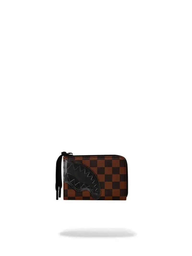 SPRAYGROUND Portafoglio Uomo SIP CLEAR SM EYES WALLET 910W6517NSZ Marrone