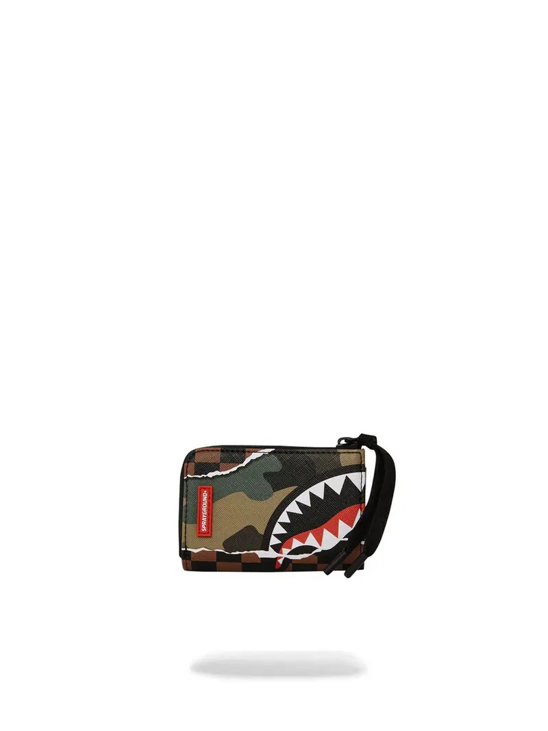 SPRAYGROUND Portafoglio Uomo TEAR IT UP CAMO WALLET 910W6045NSZ Marrone