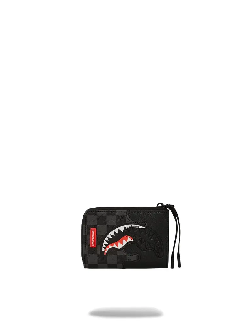 SPRAYGROUND Portafoglio Uomo UNFINISHED SHARK WALLET 910W7477NSZ Nero
