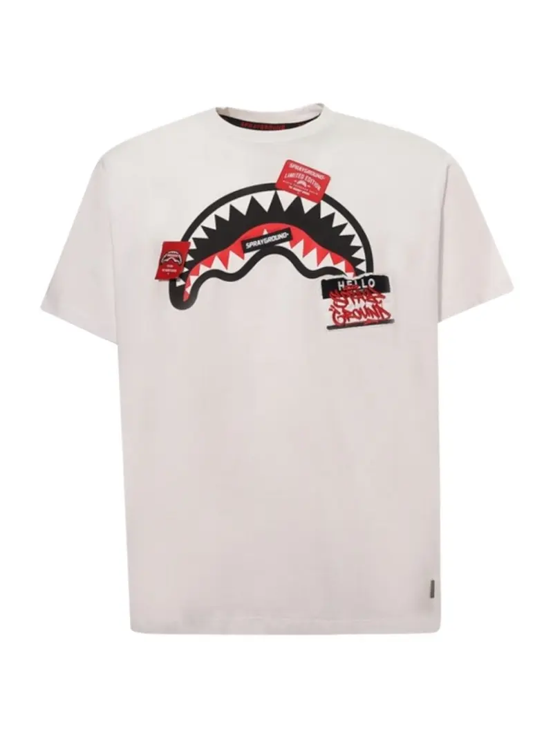 SPRAYGROUND T-Shirt e Polo Uomo  SP439WHT Bianco