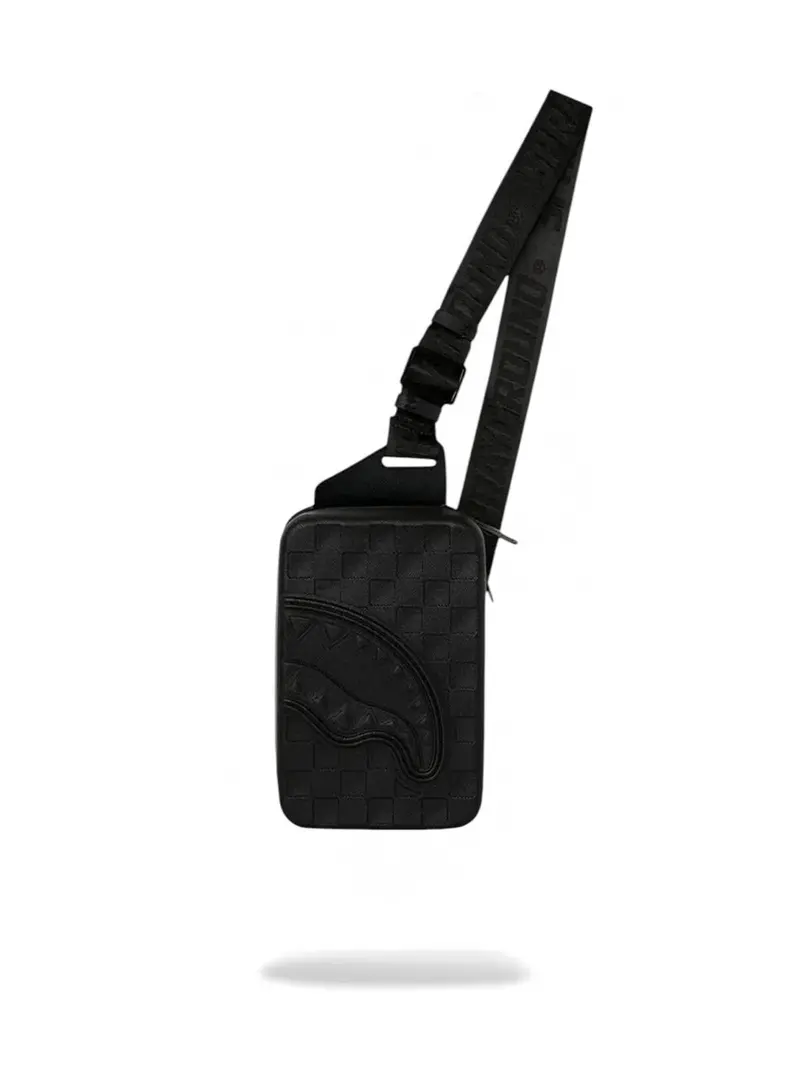 SPRAYGROUND Tracolla Unisex adulto RAISED CHECK HARD SHELL SLING - 910B9557NSZ