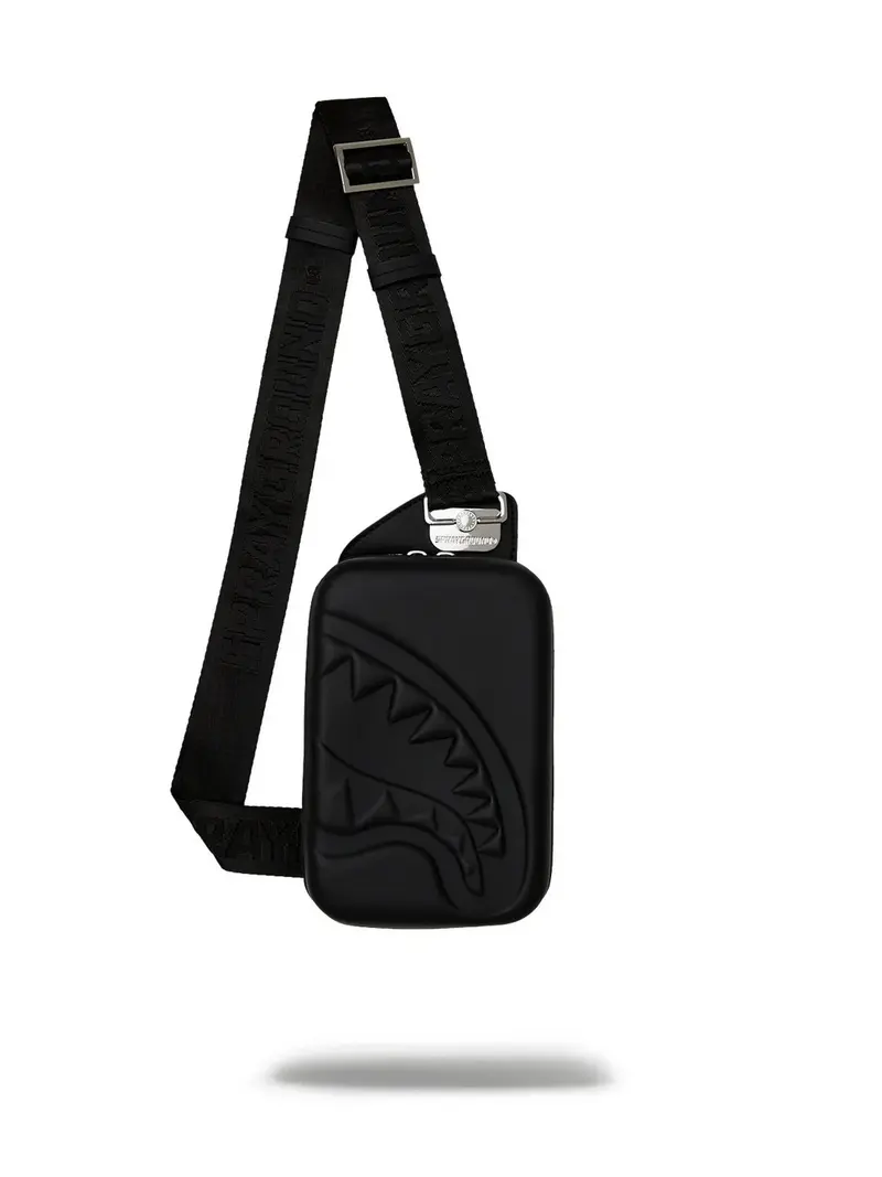 SPRAYGROUND Tracolla Uomo PRINTED ZIPPER HARD-SHELL SLING 910B6757NSZ NERO