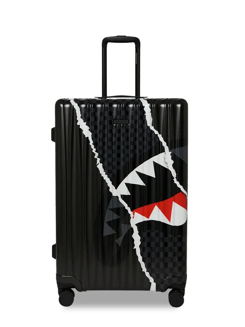 SPRAYGROUND Trolley Unisex adulto CENTER RIP REVEALING GRAY CHECK FULL-SIZE LUGGAGE - 910CL324NSZ