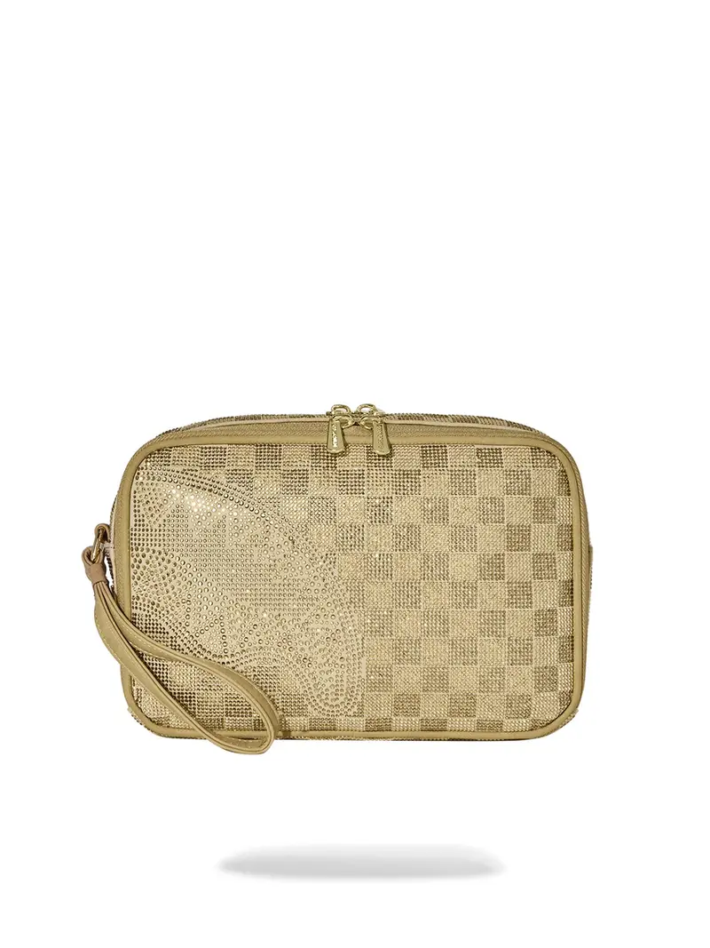 SPRAYGROUND Zaino Donna 2 TONE GOLD TRINITY TOILETRY BRICK - 910B9482NSZ