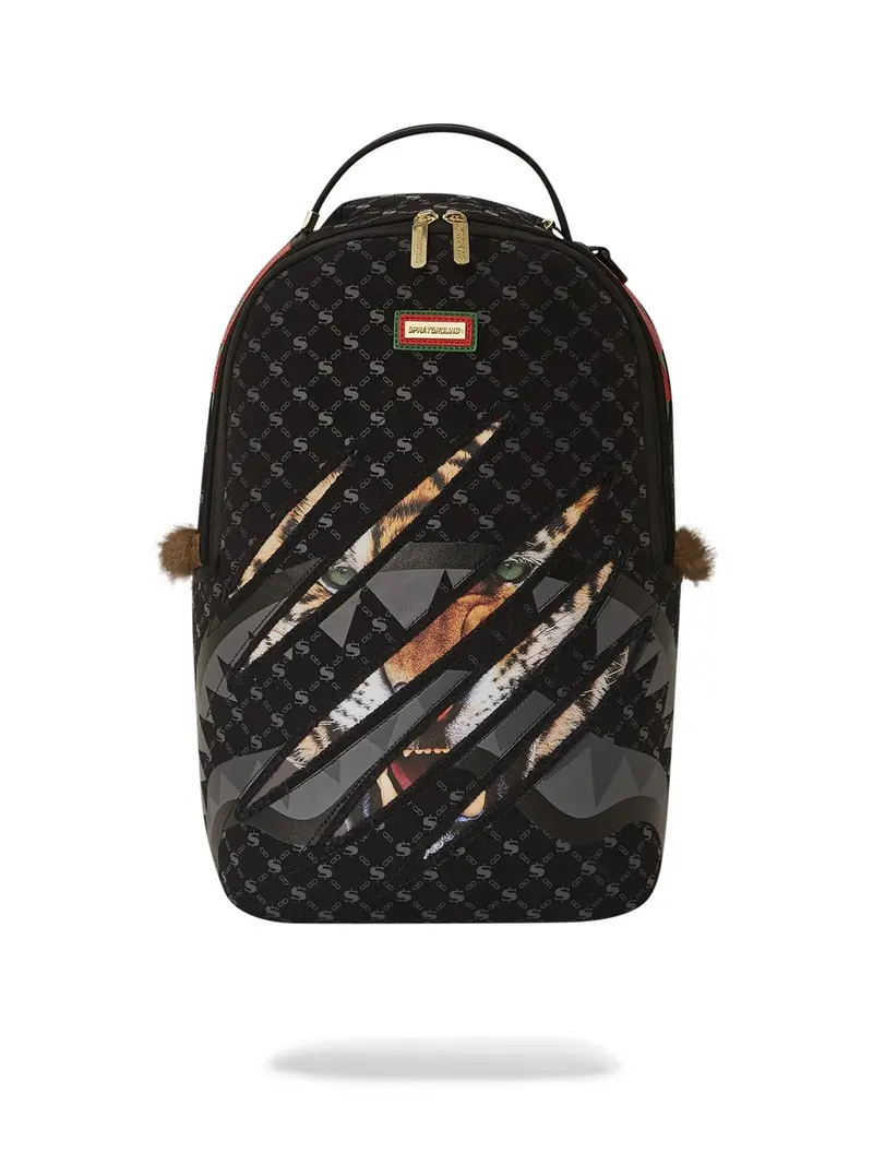 SPRAYGROUND Zaino Donna TIGER SCRATCHED 910B6154NSZ Nero