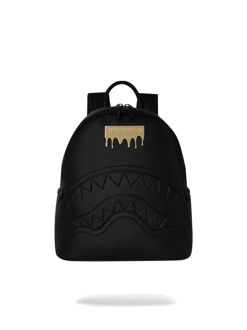 SPRAYGROUND Zaino Unisex adulto GOLD BRICK LUX SAVAGE BACKPACK 910B9038NSZ Nero