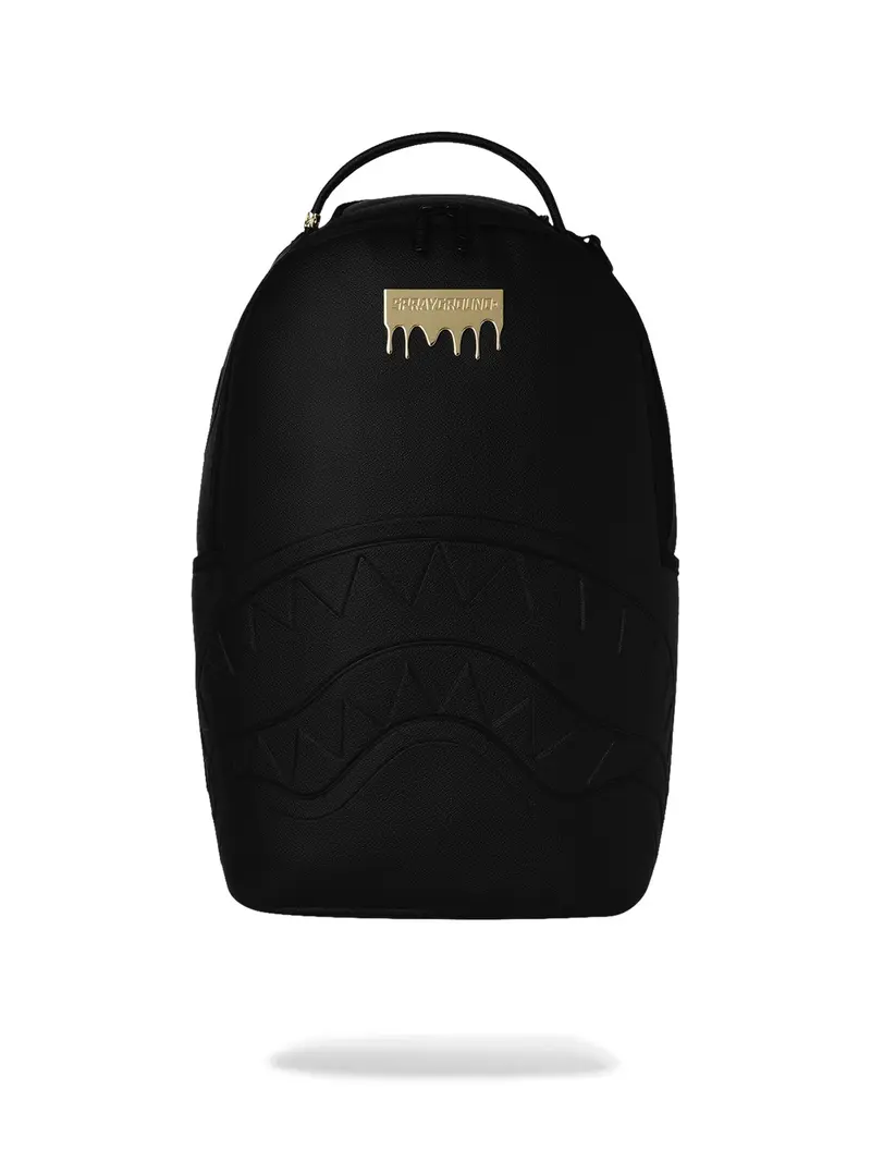 SPRAYGROUND Zaino Unisex adulto GOLD DRIP LOGO DLXSV BACKPACK 910B8380NSZ Nero