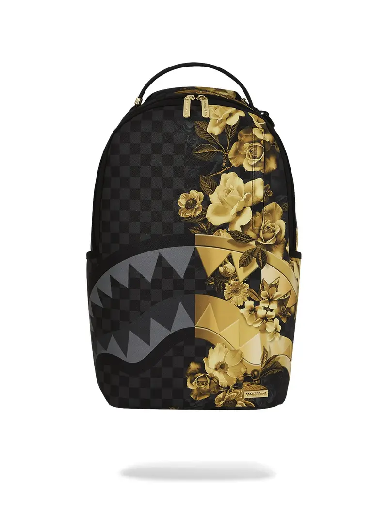 SPRAYGROUND Zaino Unisex adulto GOLD FLORAL REMIX DLXSV BACKPACK 910B8683NSZ Nero
