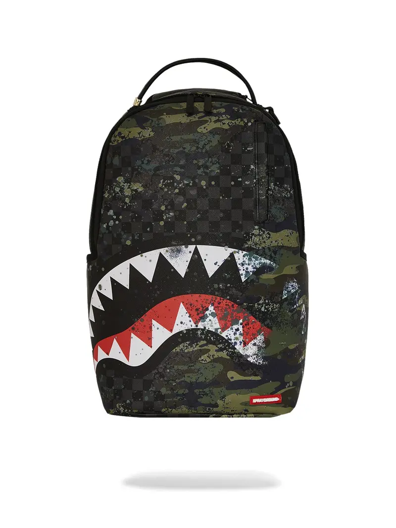 SPRAYGROUND Zaino Uomo CAMO SPLASH DLXSV BACKPACK 910B7624NSZ VERDE