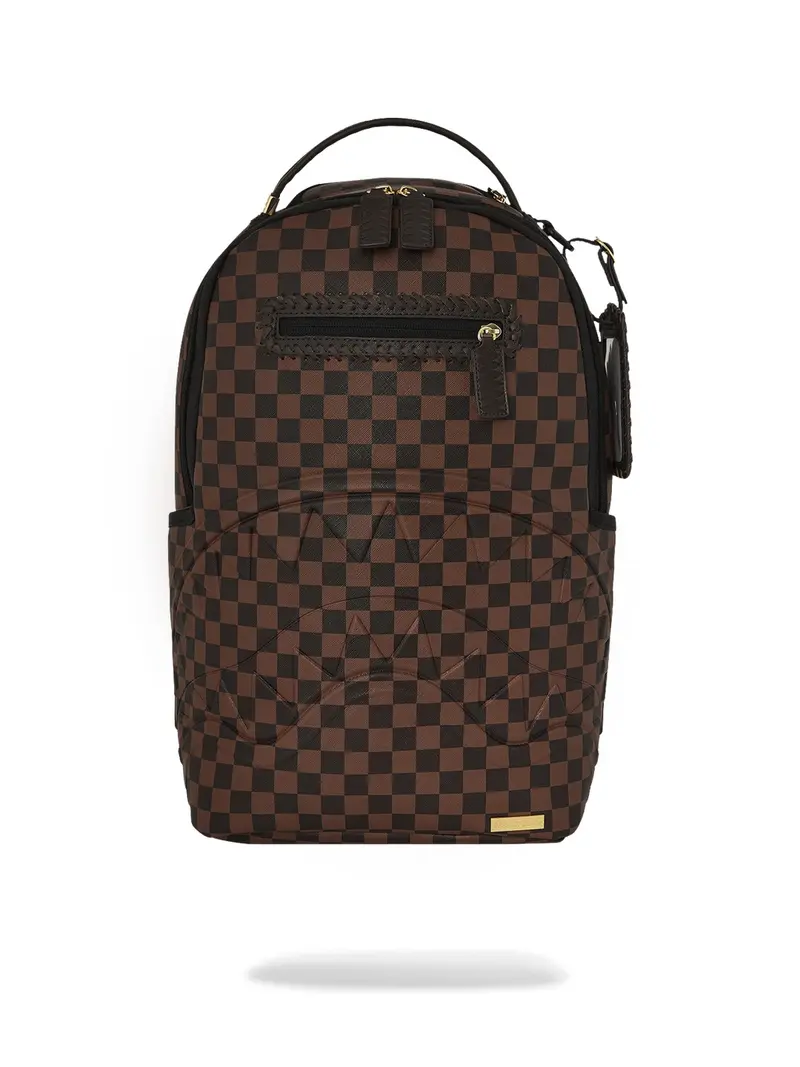 SPRAYGROUND Zaino Uomo CORE EMBOSS CHECK BACKPACK 910B6805NSZ Marrone
