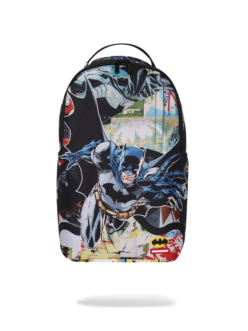 SPRAYGROUND Zaino Uomo DC BATMAN COLLAGE SHARK DLXR BACKPACK 910B7340NSZ Nero