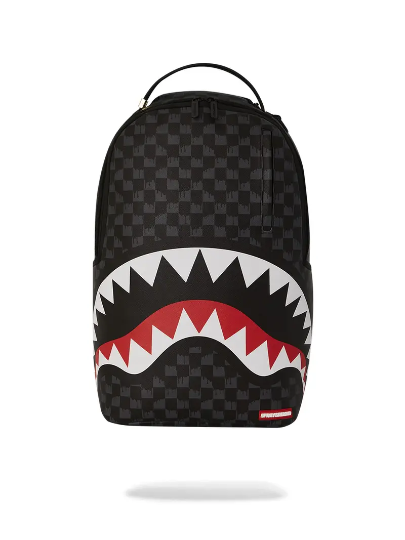 SPRAYGROUND Zaino Uomo DRIP CHECK SHARK 910B6020NSZ Nero