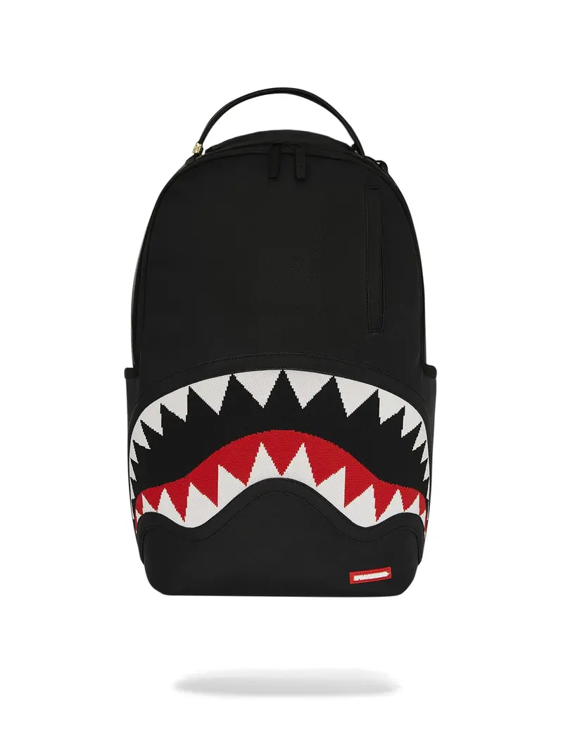 SPRAYGROUND Zaino Uomo FLY KNIT MOUTH DLX- SATIN BACKPACK 910B7754NSZ Nero