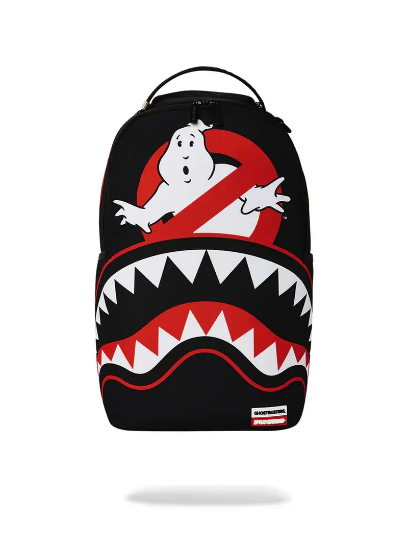SPRAYGROUND Zaino Uomo GHOSTBUSTERS LOGO AND SHARK MOUTH 910B6308NSZ Nero