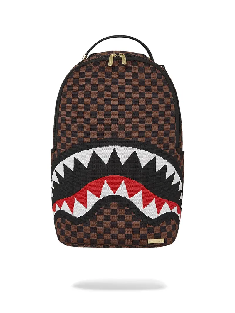 SPRAYGROUND Zaino Uomo KNIT SHARKS IN PARIS 2.0 BACKPACK 910B6778NSZ Marrone