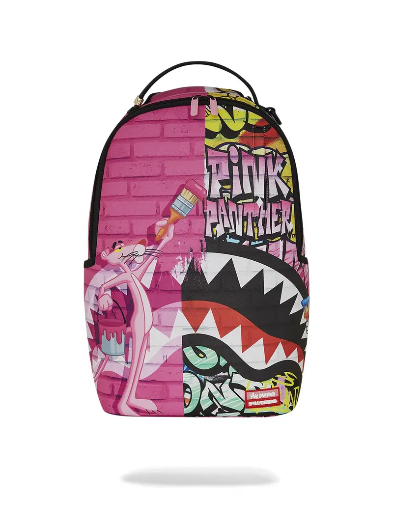 SPRAYGROUND Zaino Uomo PINK PANTHER PAINTING OVER GRAFFITI DLXR BACKPACK 910B7007NSZ ROSA