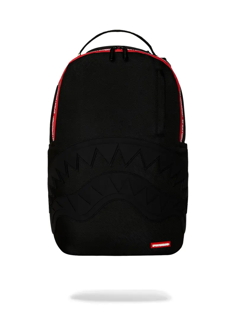 SPRAYGROUND Zaino Uomo PRINTED ZIPPER SHARK DLXR BACKPACK 910B6017NSZ Nero