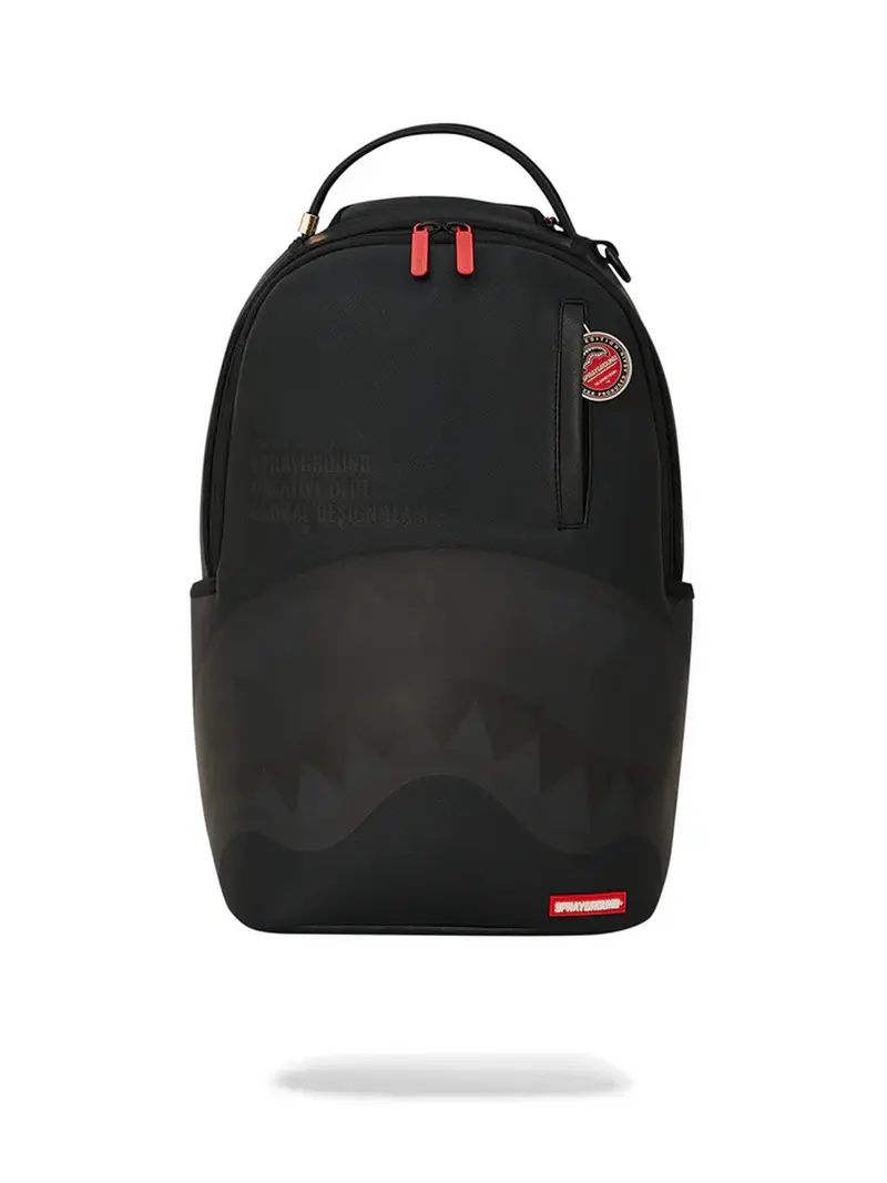SPRAYGROUND Zaino Uomo SHARK CENTRAL BLACK 2 PULLER 910B6344NSZ Nero