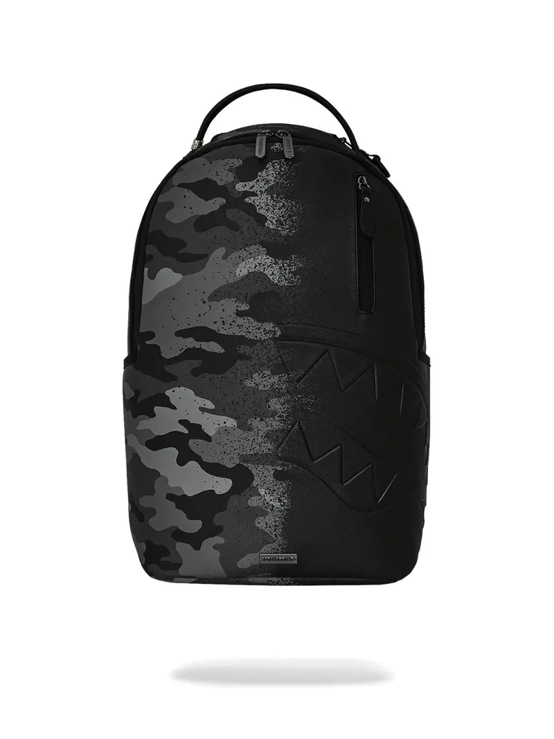 SPRAYGROUND Zaino Uomo SPRAY SPLIT NIGHT CAMO DLXSV BACKPACK 910B7053NSZ Nero