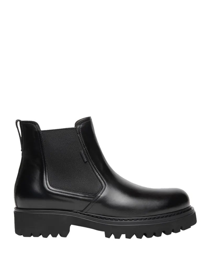 Stivaletti Nero Giardini Chelsea Uomo in Pelle Nero