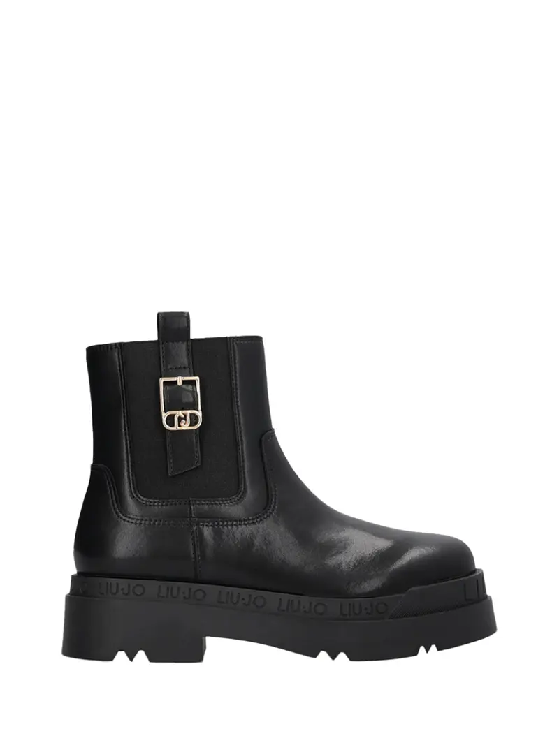 Stivaletti Platform Liu Jo In Pelle - Nero