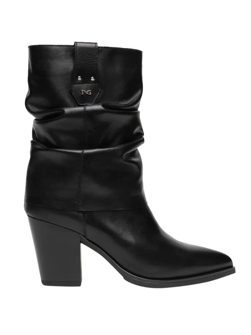 Stivali Donna Nero Giardini in Pelle Nero