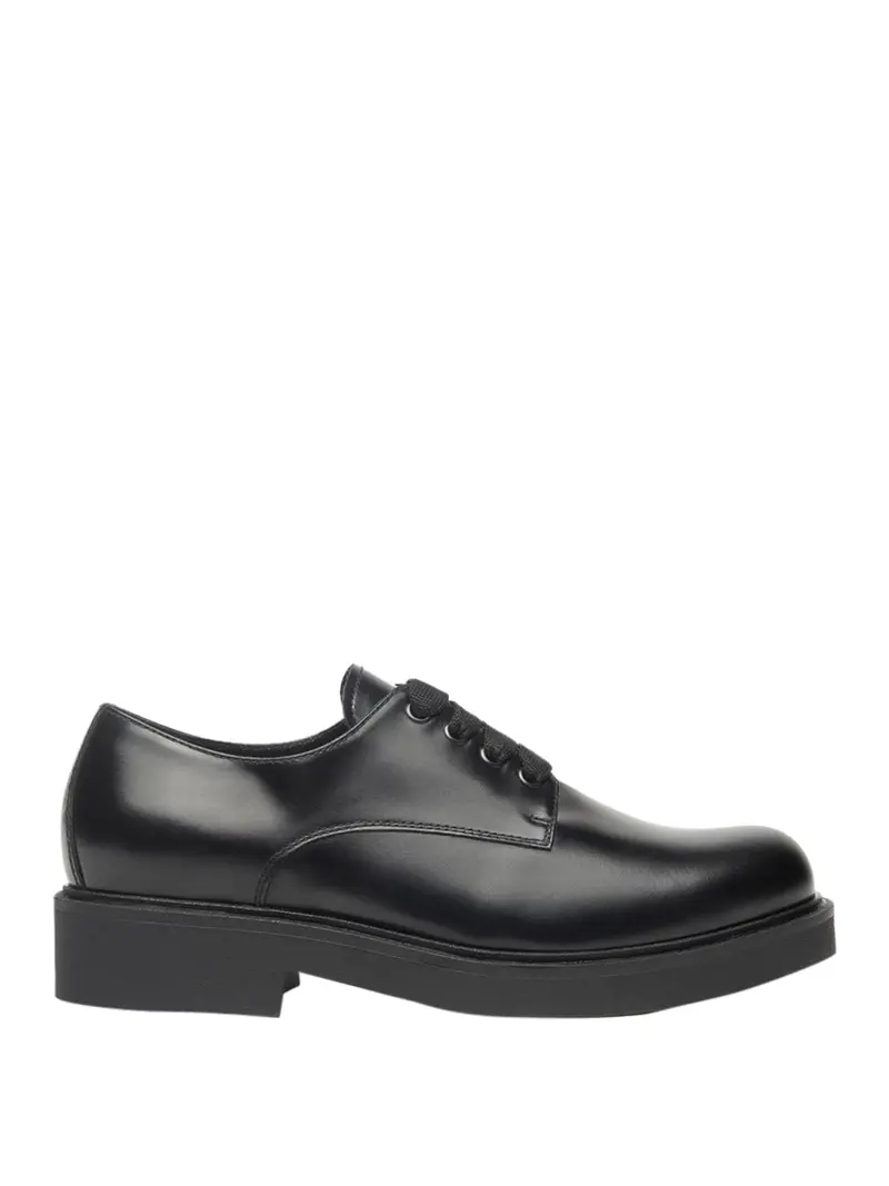 Stringate Nero Giardini Donna in Pelle Nero
