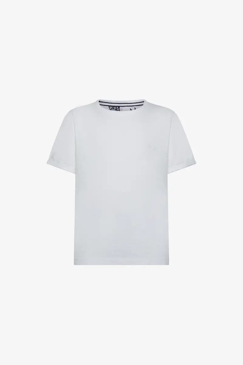 Sun 68 T-shirt Manica Corta Bianco Bambino