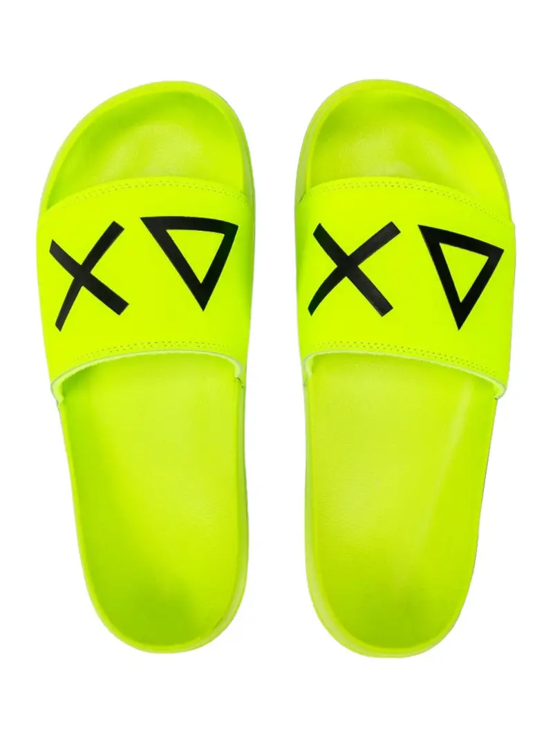 SUN68 Ciabatta Uomo Slippers Logo X34103 63 Giallo