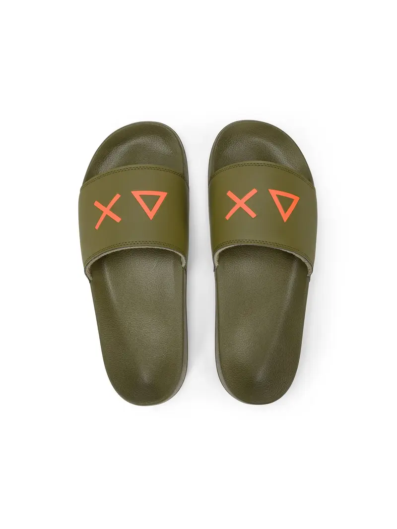Sun68 Ciabatte Uomo Slippers Logo Militare - X36110-19