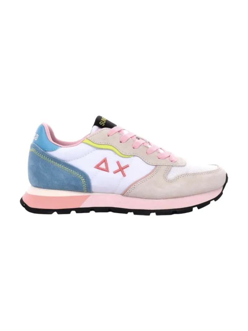SUN68 Sneaker Donna ALLY COLOR EXPLOSION Z35204 01 Bianco