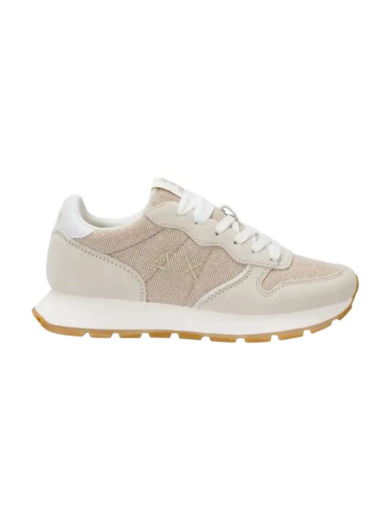 SUN68 Sneaker Donna Ally glitter textile Z35203 43 Oro