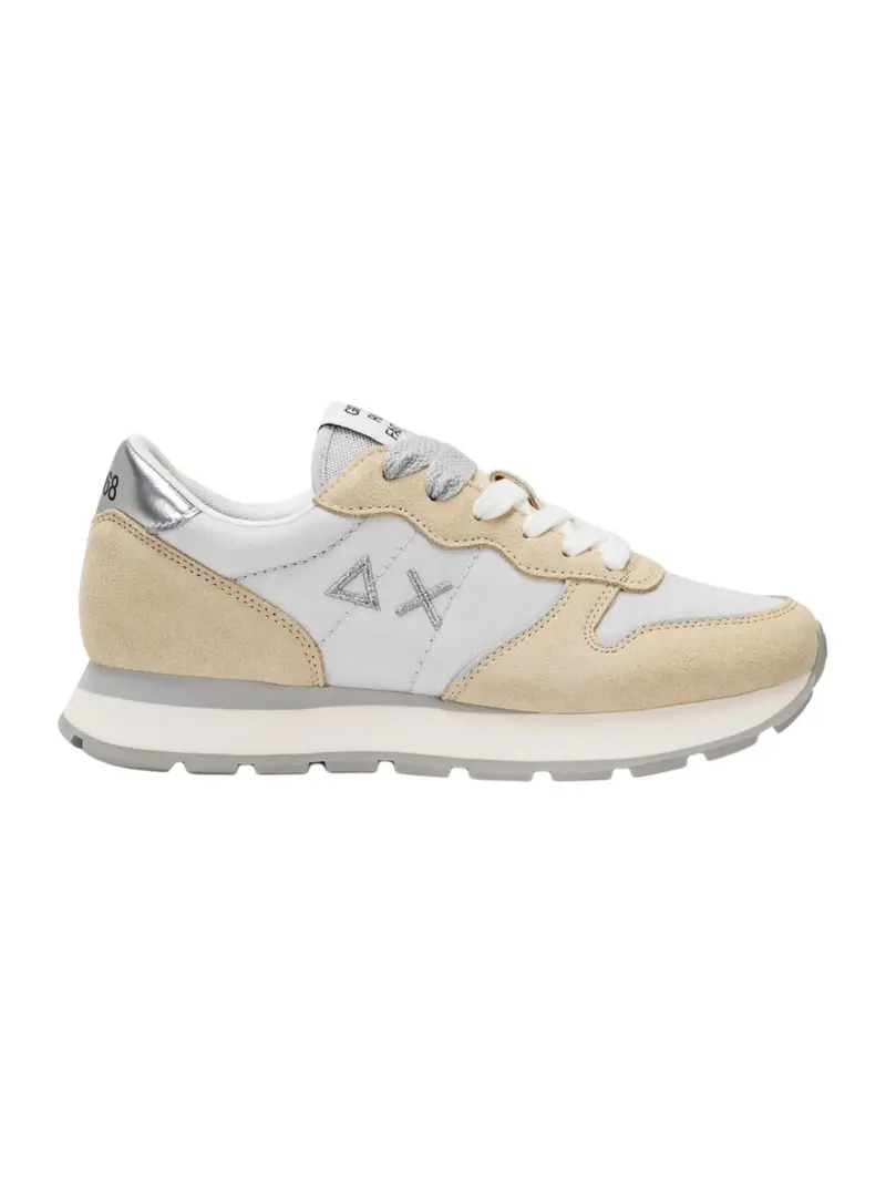 SUN68 Sneaker Donna Ally Gold Silver Z34202 31 Bianco