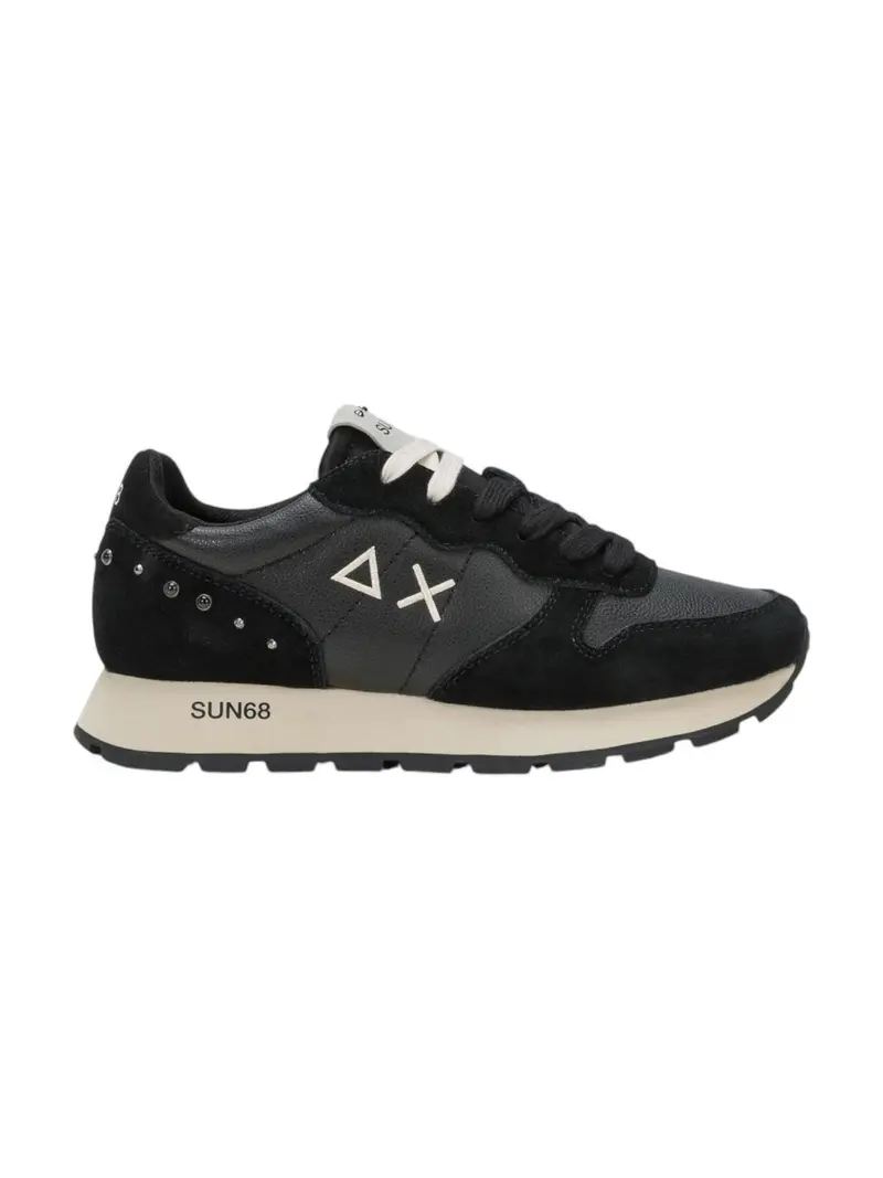SUN68 Sneaker Donna Ally studs Z44206 11 Nero
